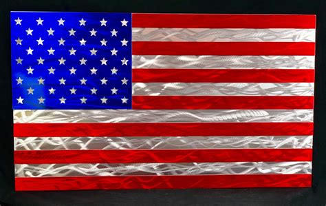 sheet metal flag|american metal flags.